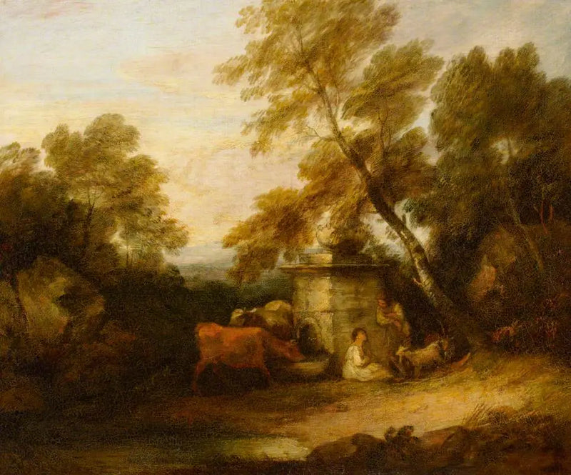 Veeteelt bij een fontein - Thomas Gainsborough

Source:
Bétail à une fontaine - Thomas Gainsborough
