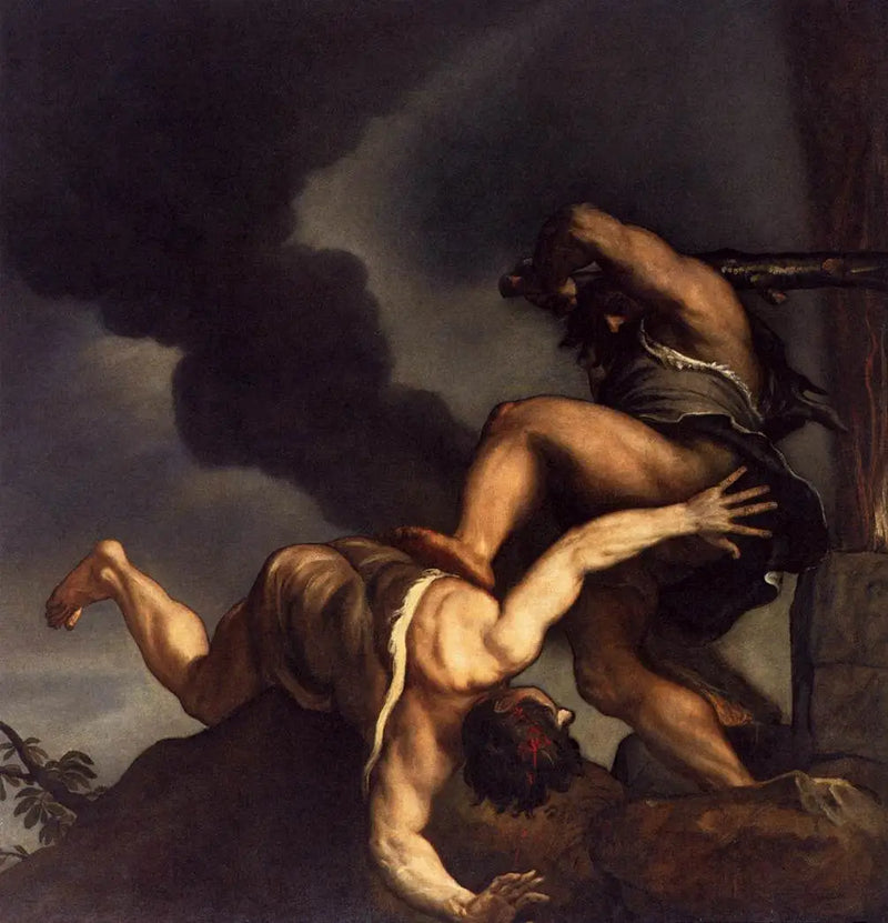 Caïn en Abel - Titian