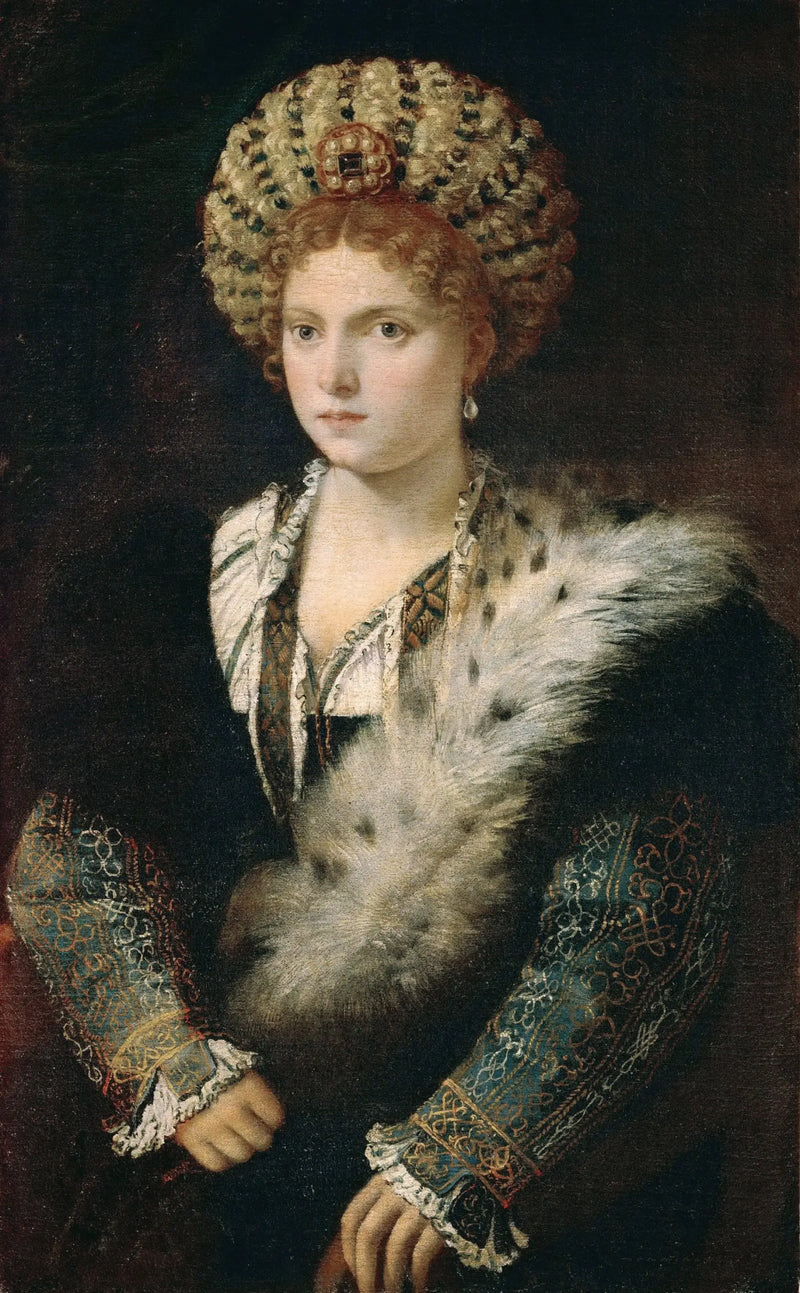 Portret van Isabelle d'Este - Titian