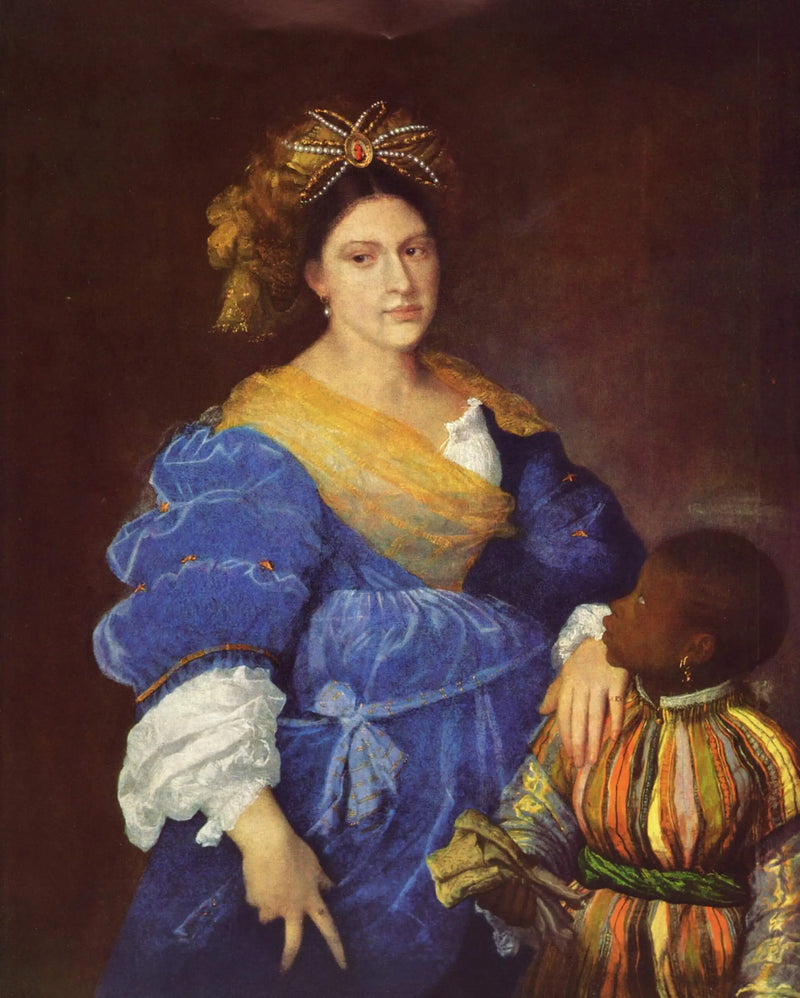 Portret van Laura Dianti - Titian