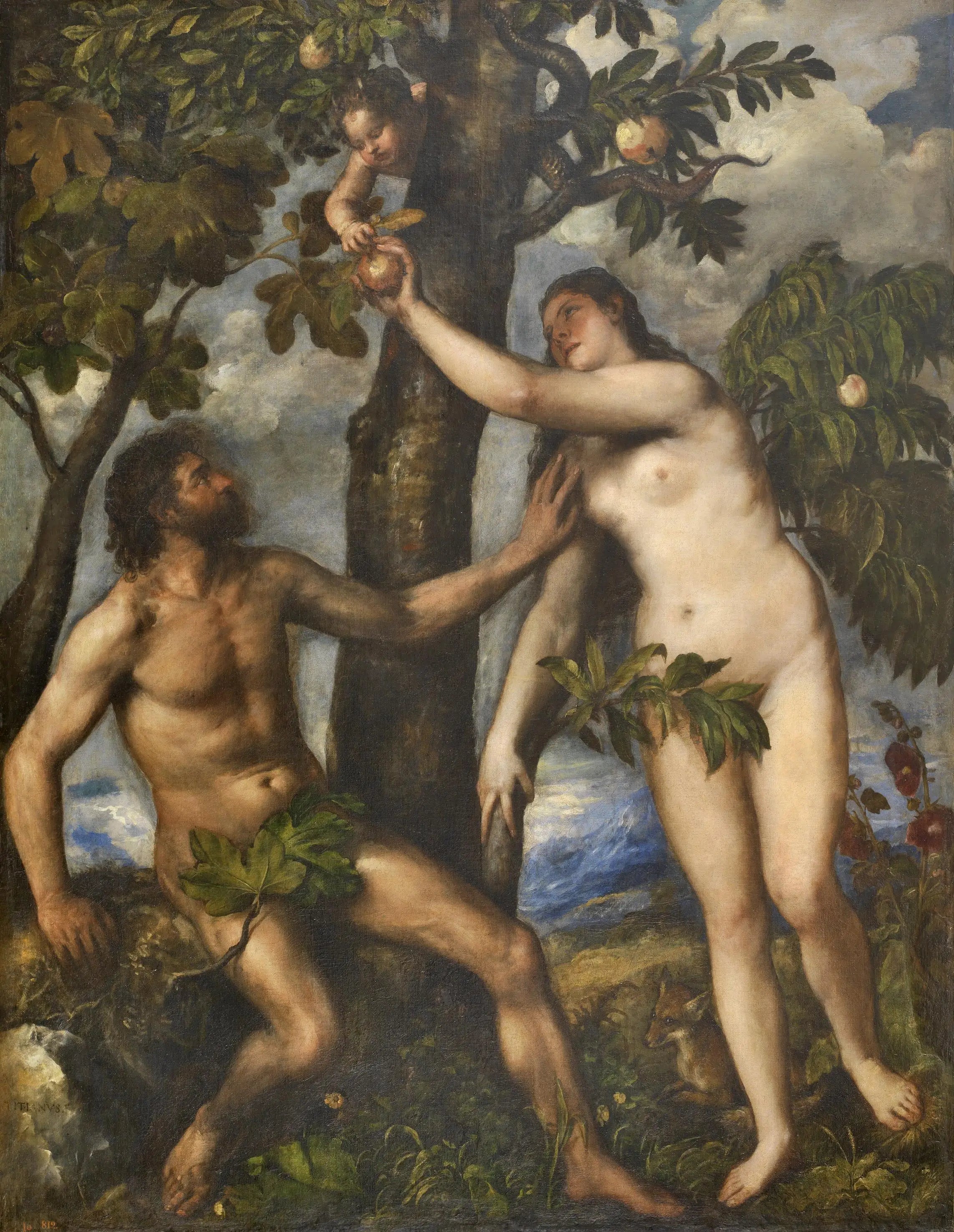 La Chute de l’Homme - Titian - Alpha Reproduction
