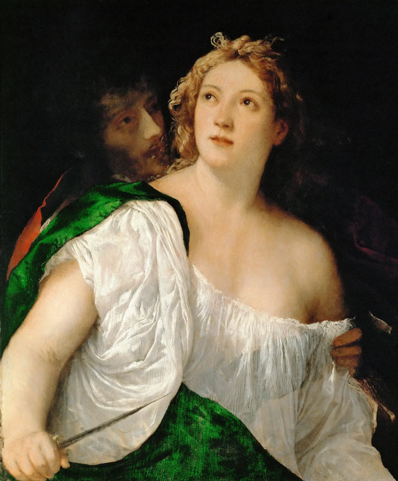 Tarquinus en Lucretia - Titian