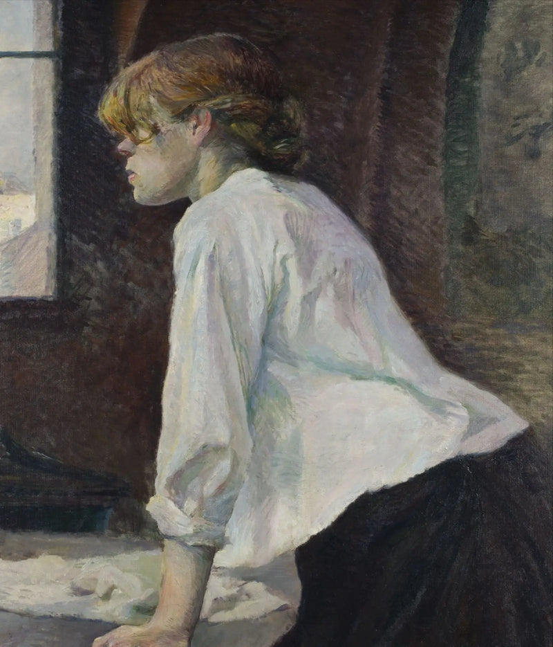 De Witte Wasvrouw - Henri de Toulouse-Lautrec