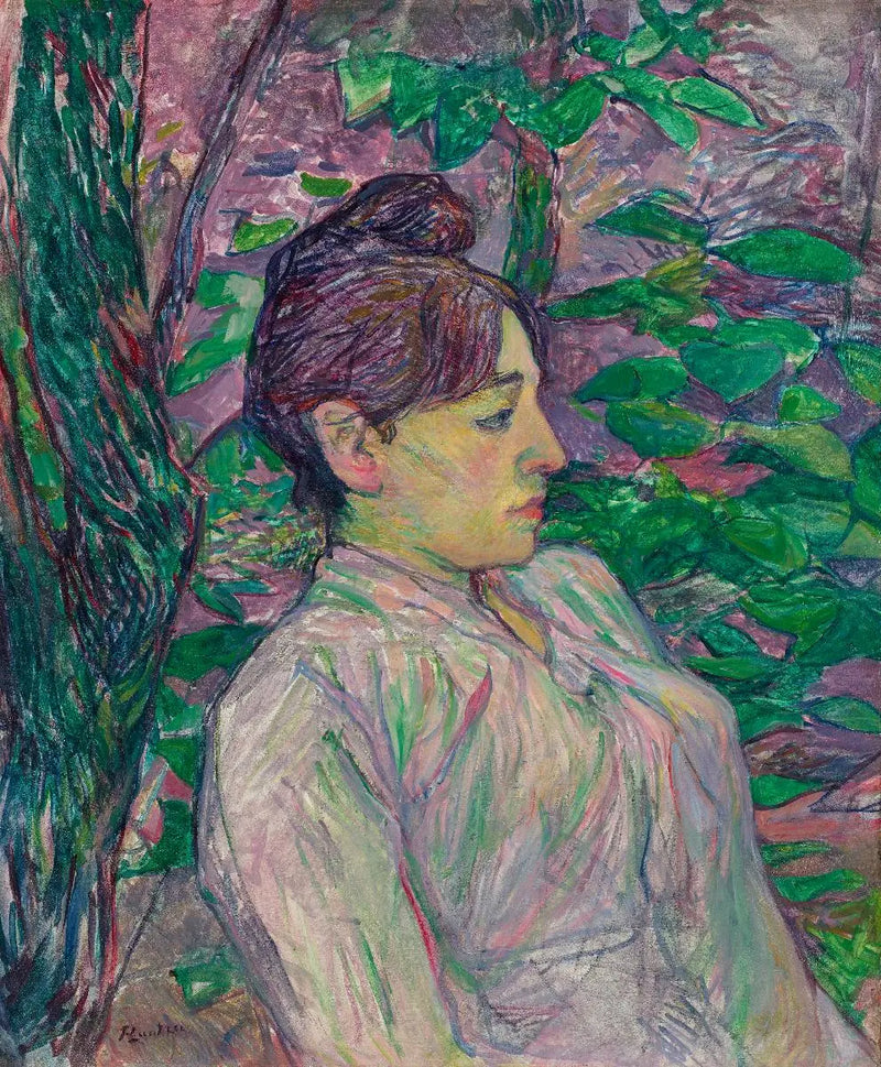 Onder de begroeiing - Henri de Toulouse-Lautrec