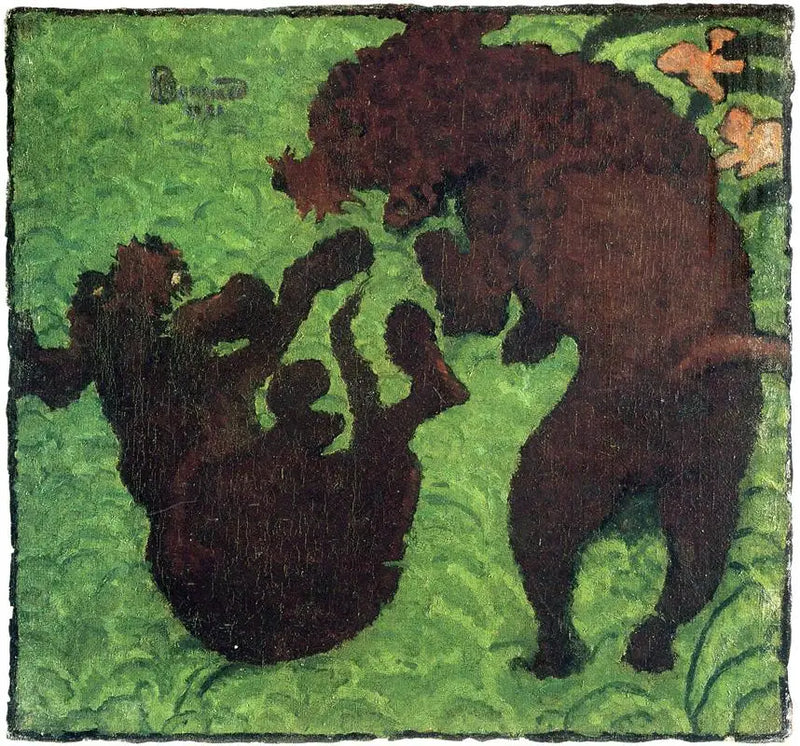 De twee poedels - Pierre Bonnard