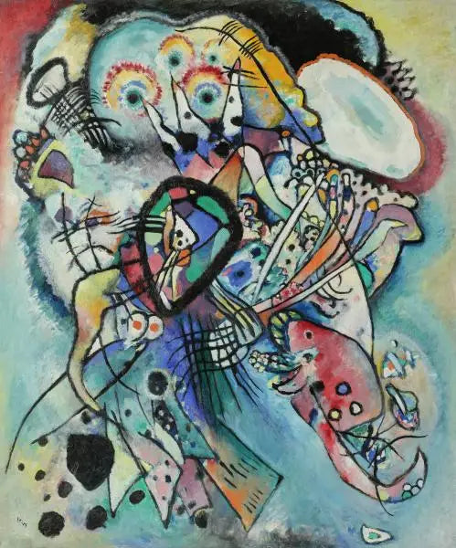 Twee ovalen - Vassily Kandinsky