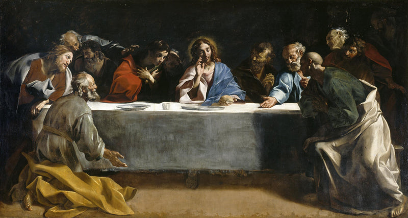 Het Laatste Avondmaal - Giovanni Lanfranco