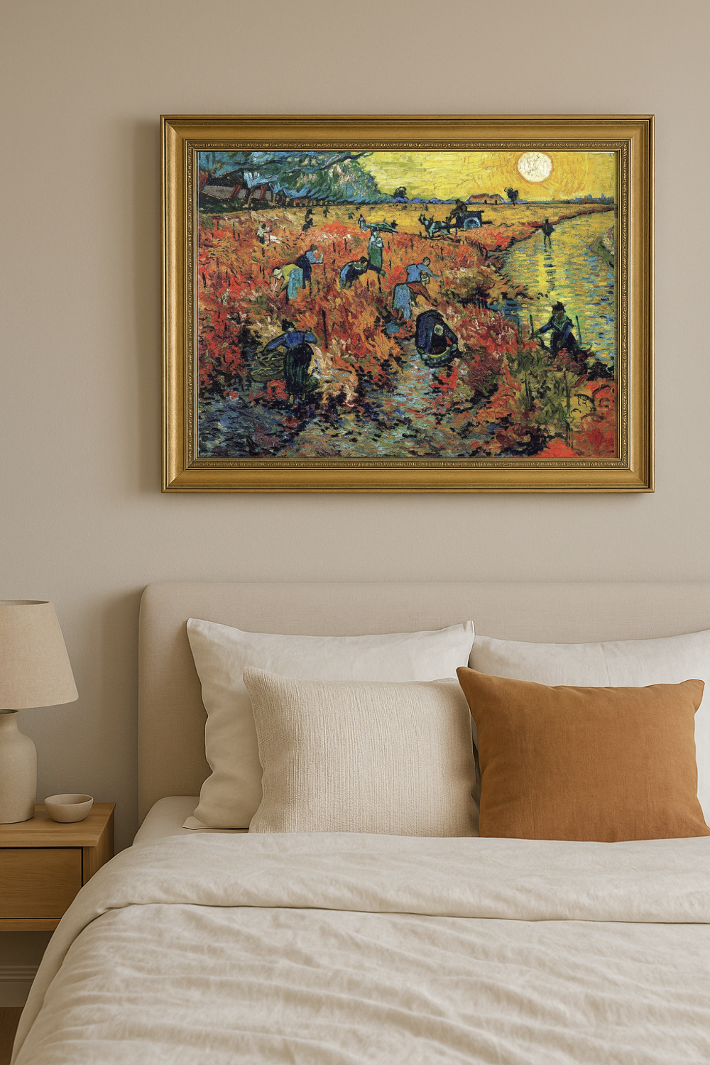 🖼️ De Rode Wijnstok – Vincent van Gogh (1888)