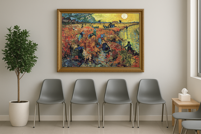 🖼️ De Rode Wijnstok – Vincent van Gogh (1888)