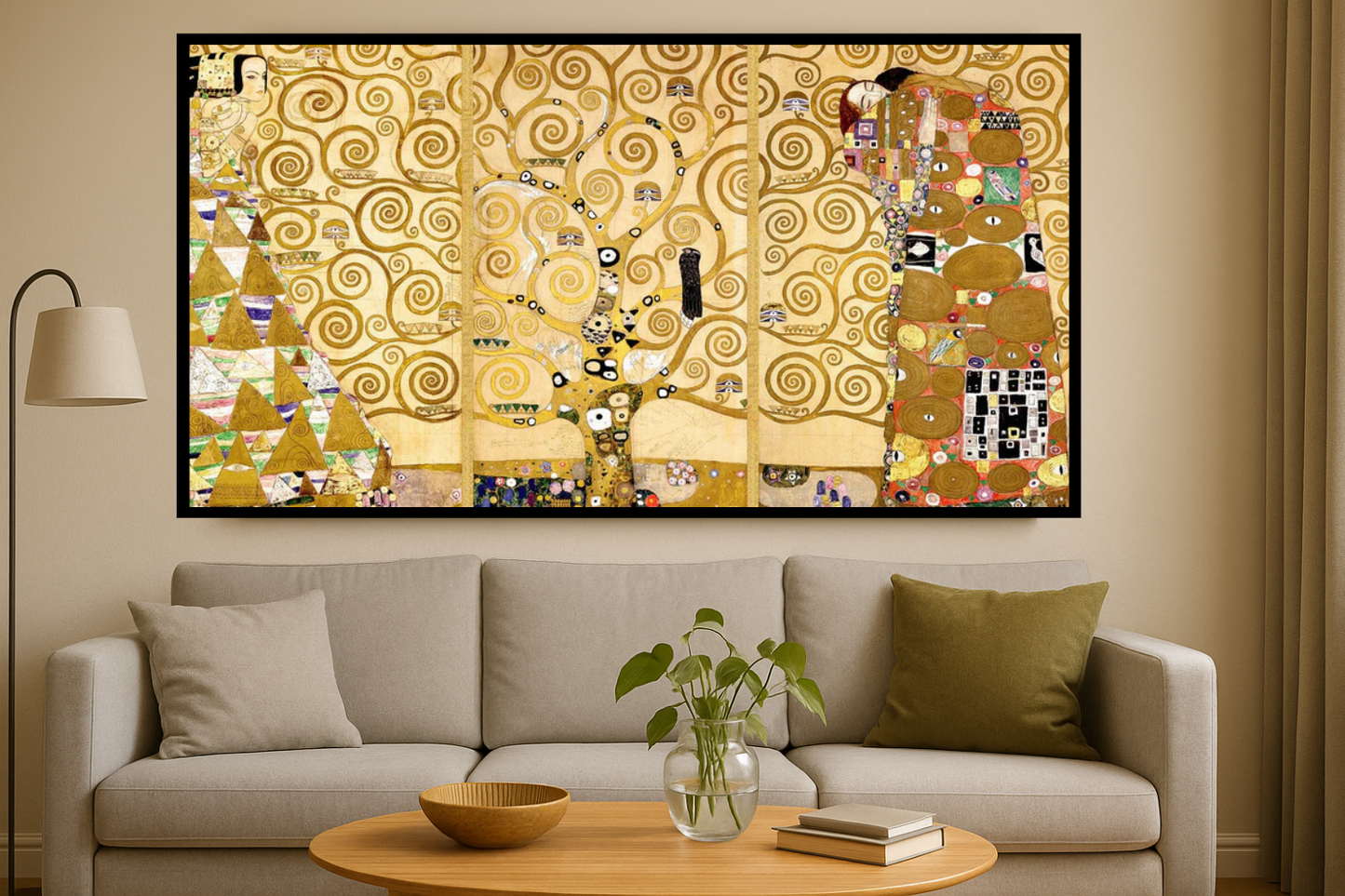 🌳✨ De Levensboom – Stoclet Fries – Gustav Klimt (1905–1909)