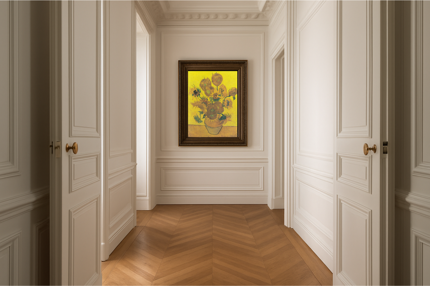 🌻 Vaas met Vijftien Zonnebloemen – Vincent van Gogh (1888)