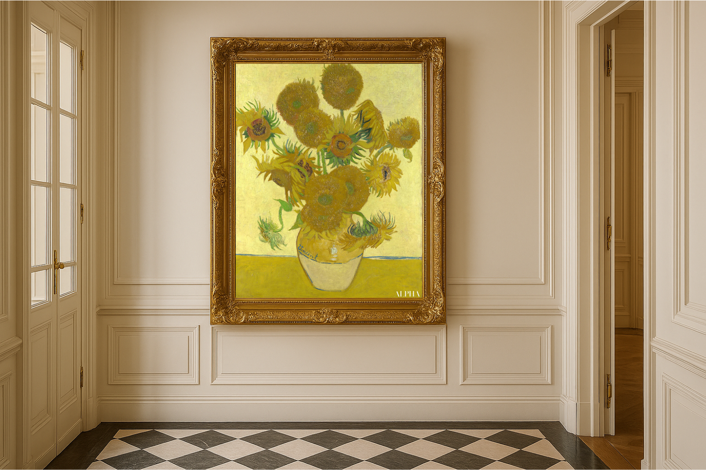 🌻 Vaas met vijftien zonnebloemen – Vincent van Gogh (1888)