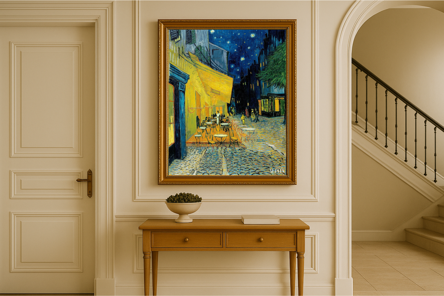 🖼️ Terras van het café 's avonds – Vincent van Gogh (1888)