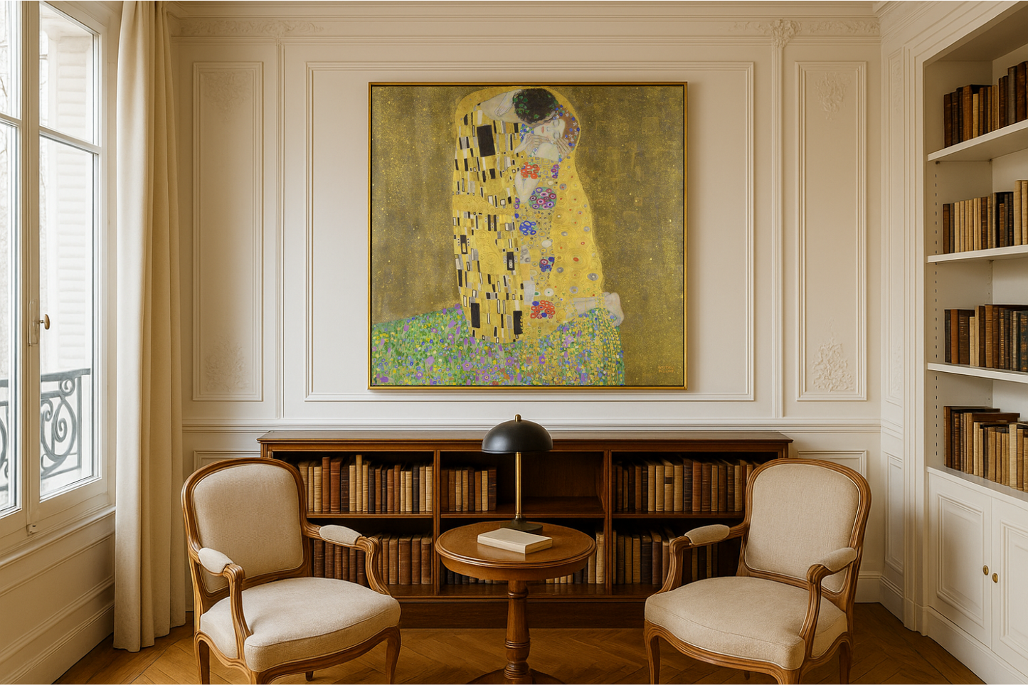 💛 De Kus – Gustav Klimt (1907–1908)