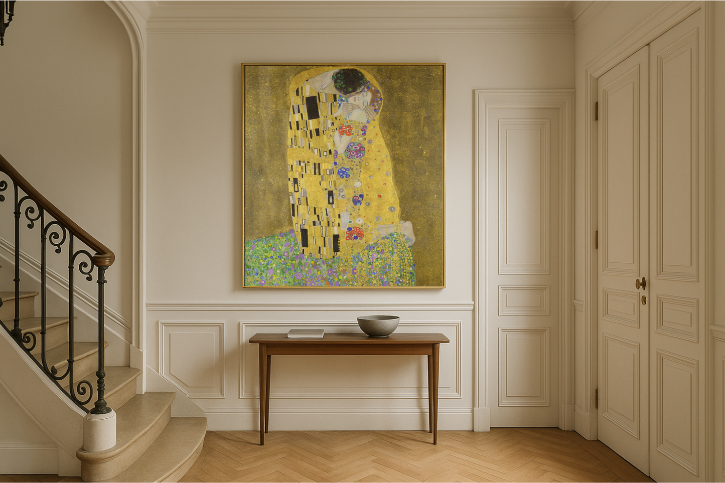 💛 De Kus – Gustav Klimt (1907–1908)