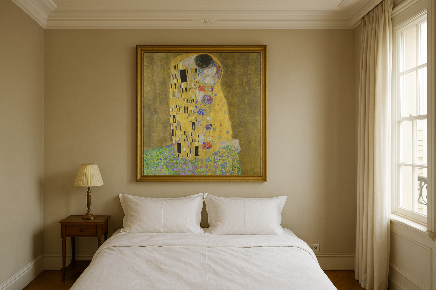 💛 De Kus – Gustav Klimt (1907–1908)