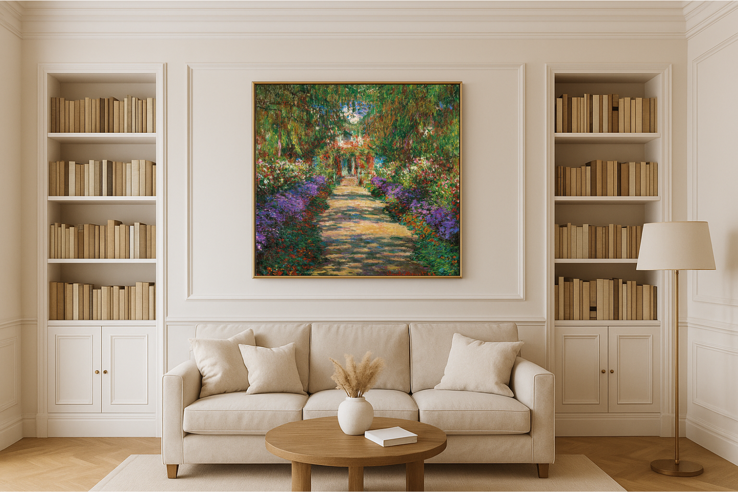 🎨 L’Avenue de Giverny – Claude Monet, rond 1902