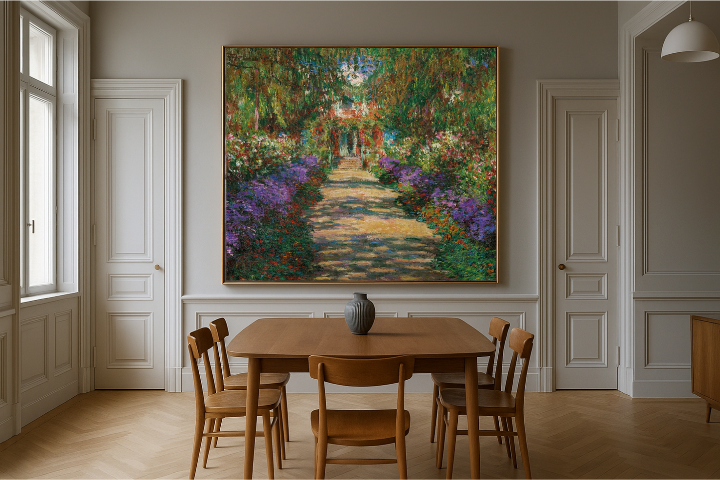 🎨 L’Avenue de Giverny – Claude Monet, rond 1902
