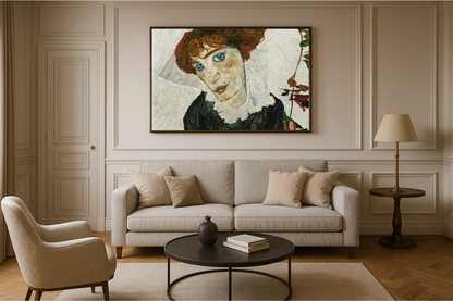 Portret van Walburga Neuzil (Wally) - Egon Schiele