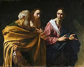 Roeping van de heilige Petrus en de heilige Andreas - Caravaggio