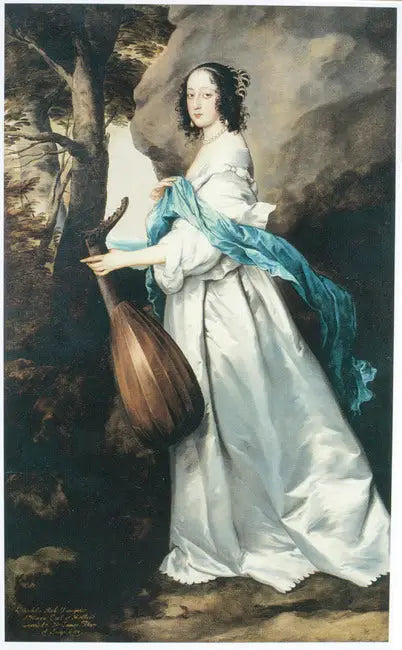 Portrait d’Isabella Rich (1623-) épouse de Sir James Thynne - Antoine van Dyck - Alpha Reproduction