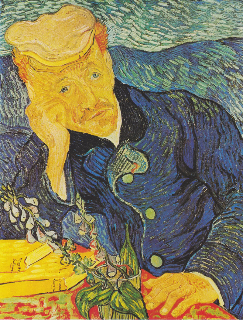 Portret van Dr. Gachet met vingerhoedskruid tak - Vincent van Gogh