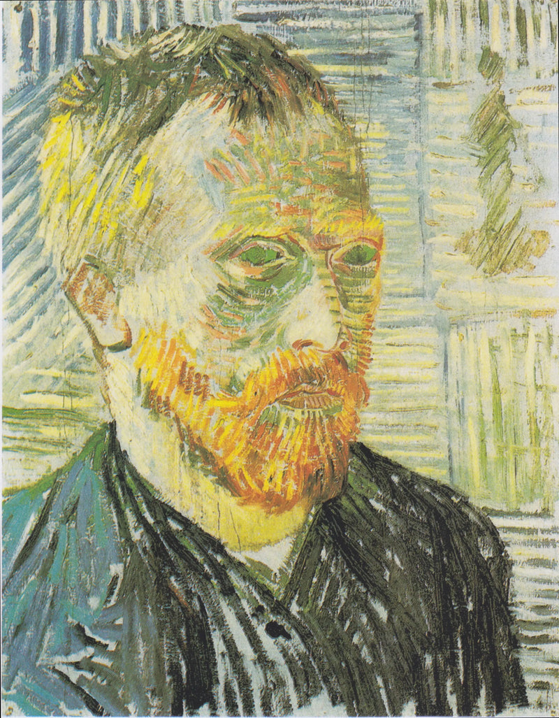 Zelfportret in Japanse prentstijl - Vincent van Gogh