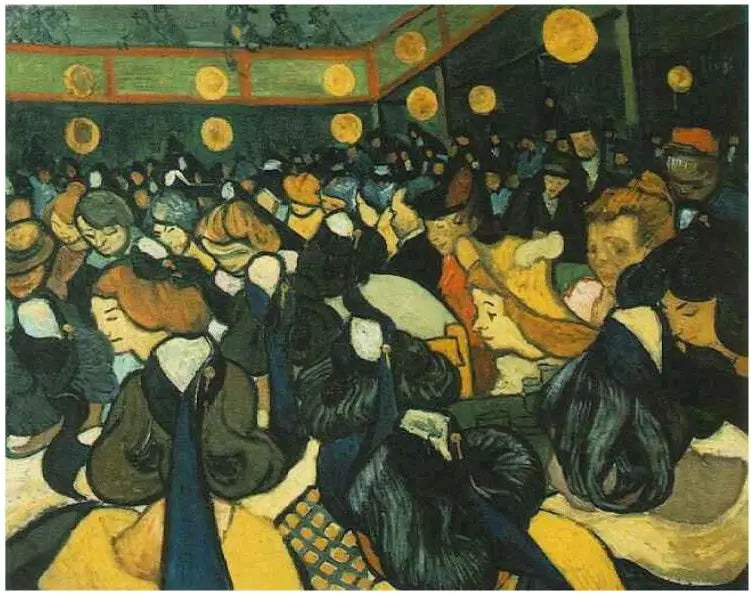 De Danszaal in Arles - Vincent van Gogh
