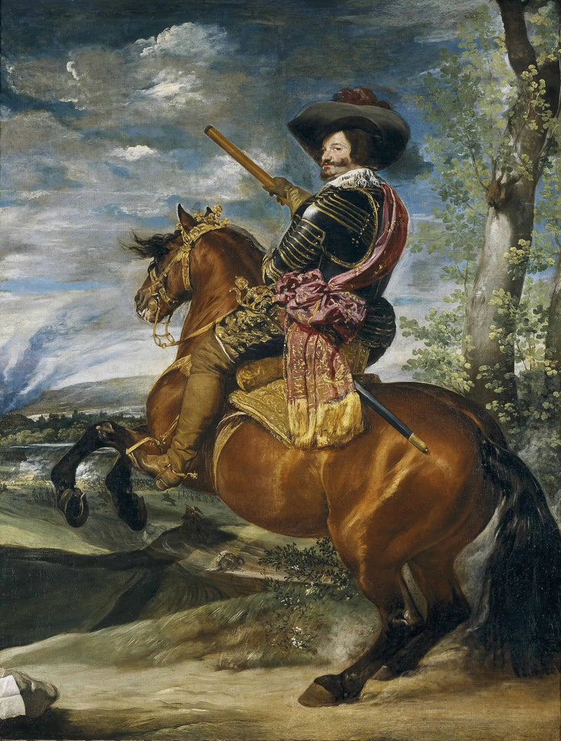 Gaspar de Guzmán, graaf-duke van Olivares, te paard - Diego Velázquez