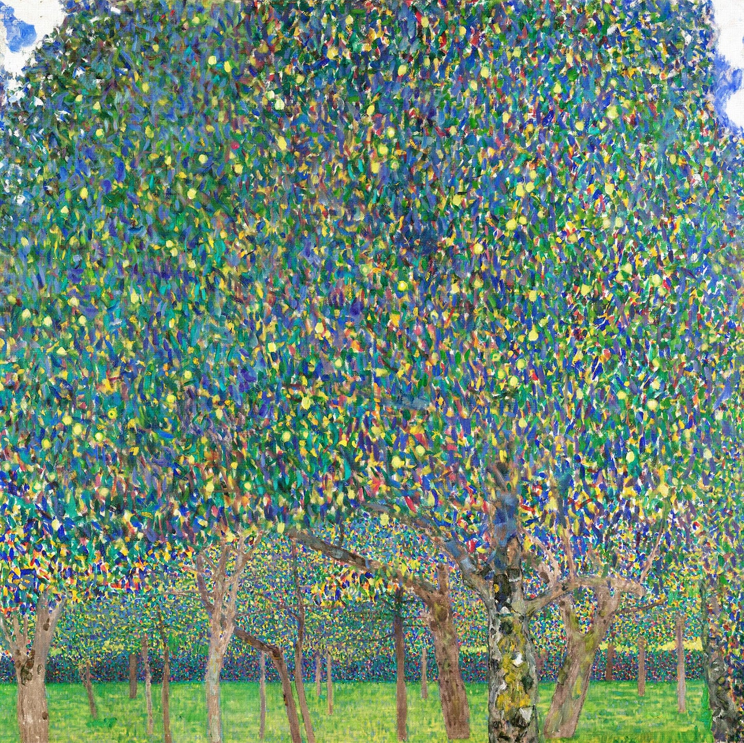 🌳 Boomgaarden met fruitbomen – Gustav Klimt (rond 1905)