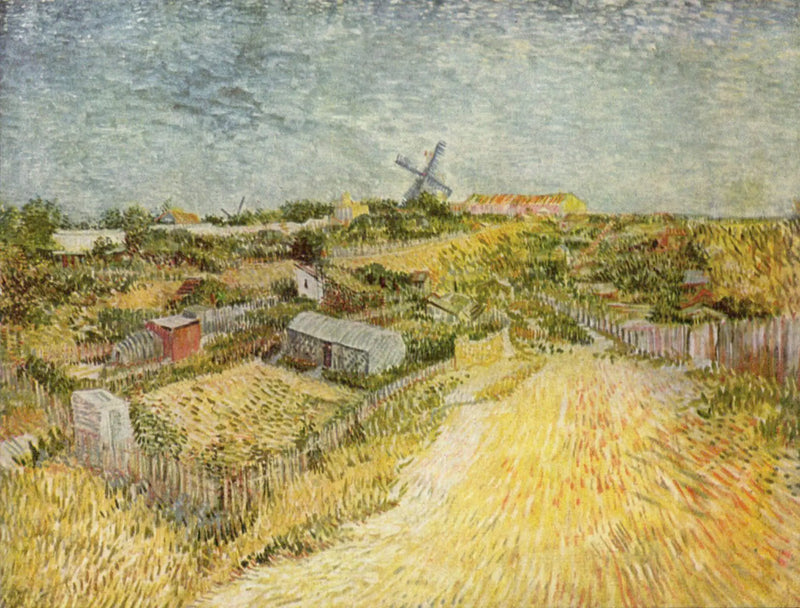 De moestuinen van Montmartre - Vincent van Gogh