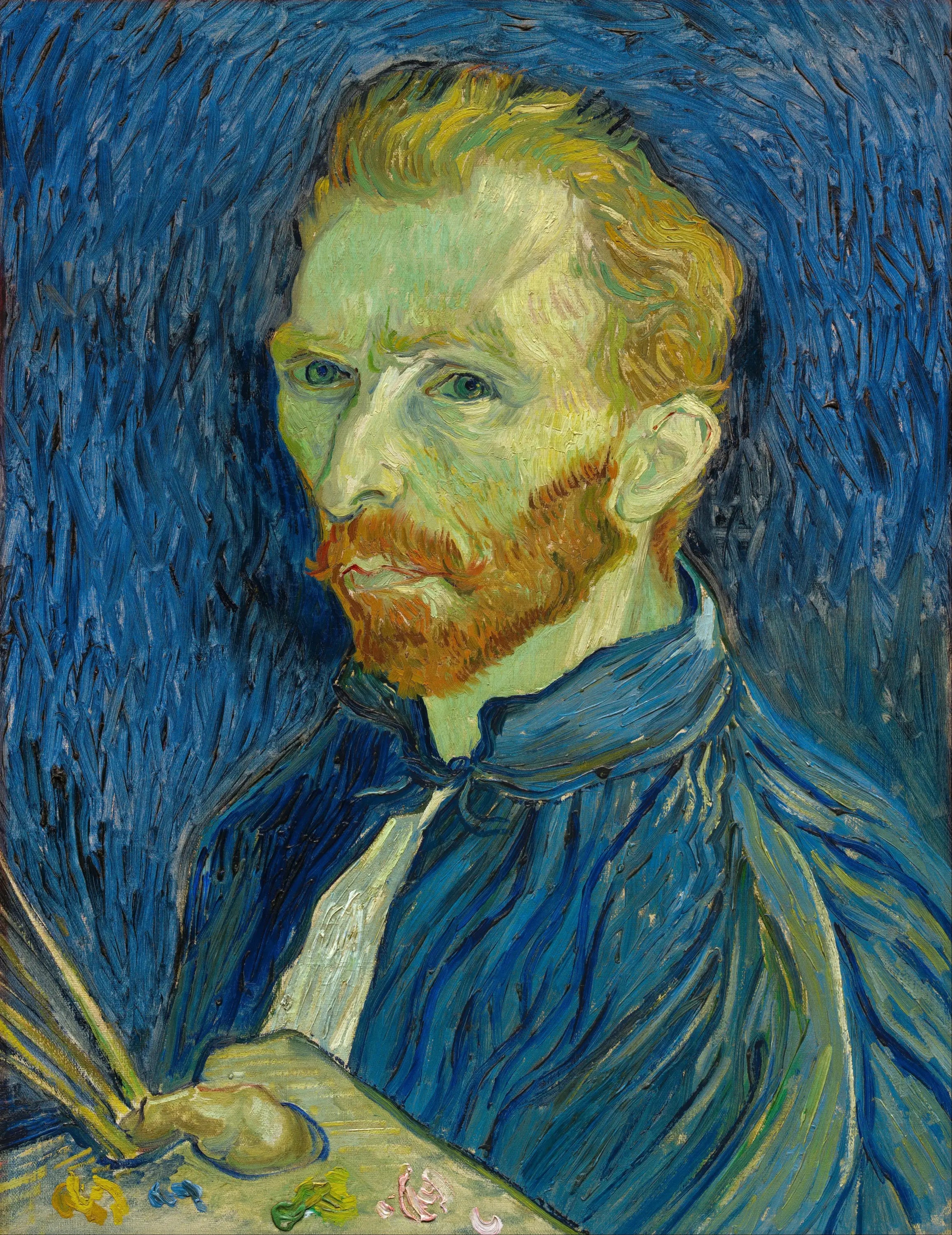 Reproduction du tableau « Autoportrait de Vincent van Gogh - Vincent van Gogh » par Alpha Reproduction en peinture à l’huile