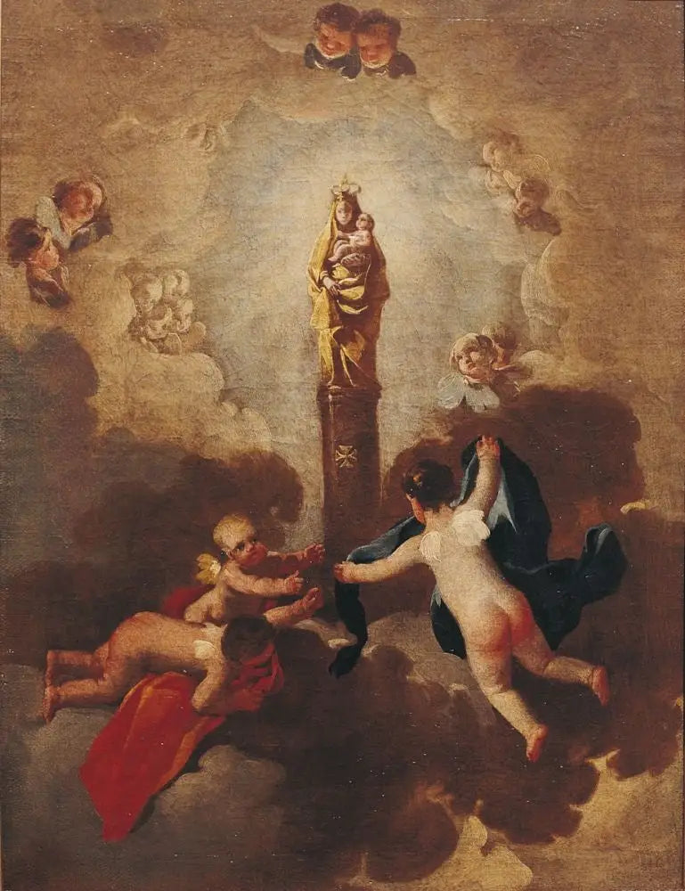 Reproduction du tableau « Vierge du Pilier - Francisco de Goya » par Alpha Reproduction en peinture à l’huile