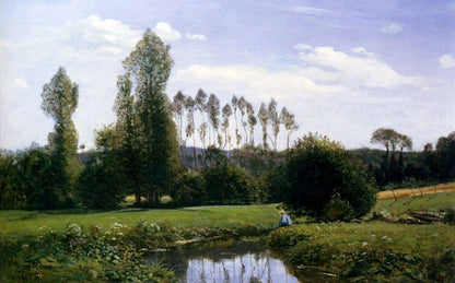 Uitzicht op Rouelles – Claude Monet (rond 1858–1859)