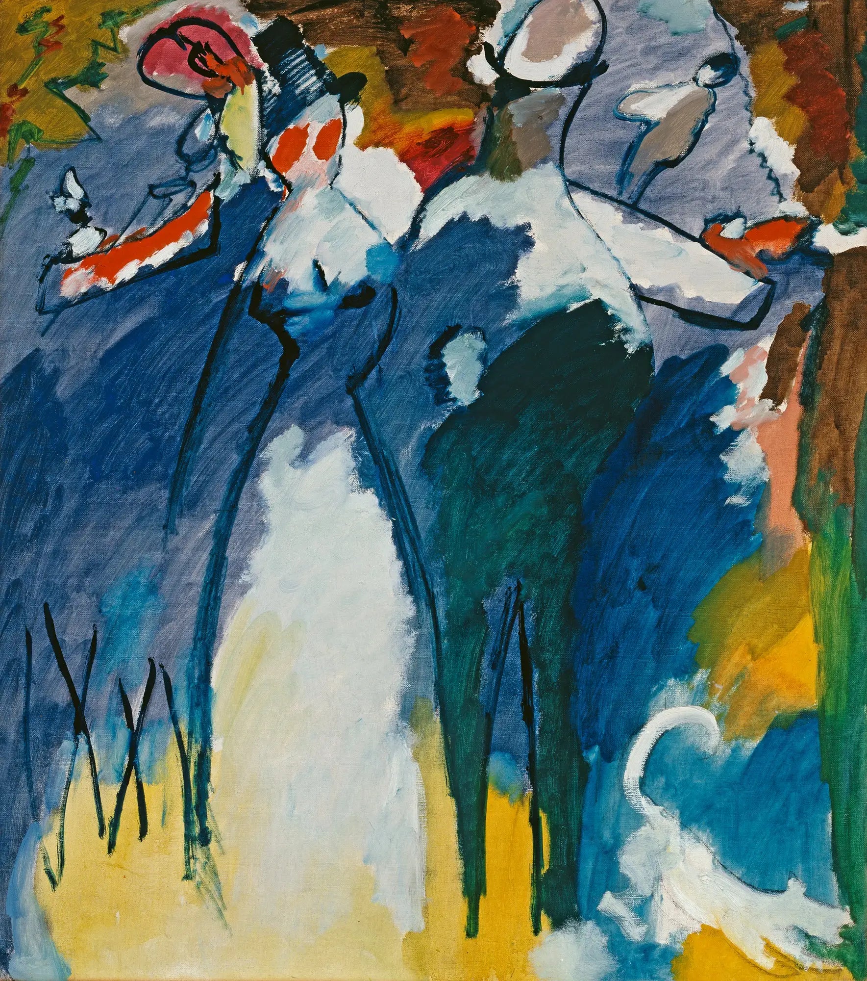 Reproduction du tableau « Impression VI (Dimanche) - Vassily Kandinsky » par Alpha Reproduction en peinture à l’huile