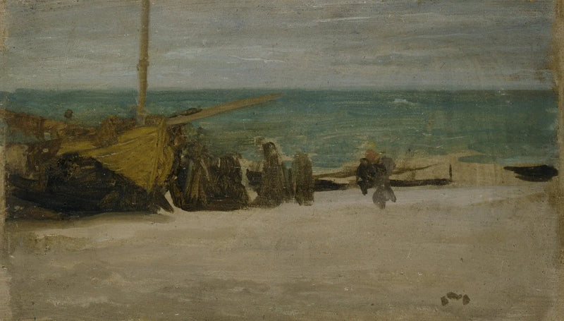 Zeekant: grijs en zwart - James Abbott McNeill Whistler