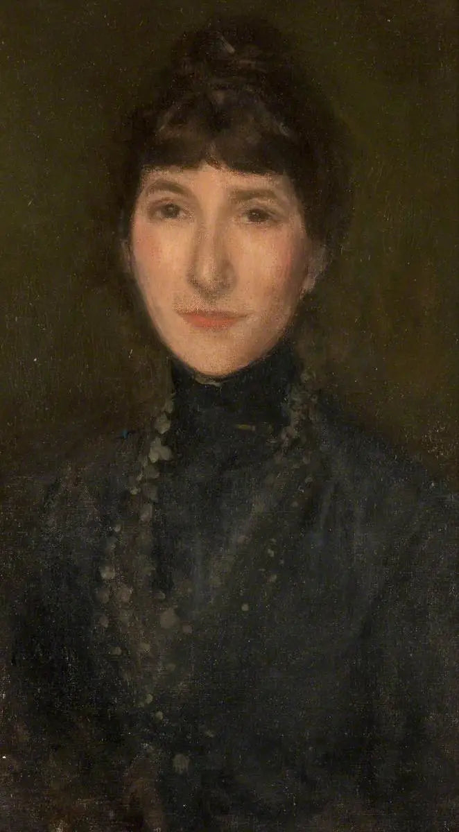 Reproduction du tableau « Le collier de jade - James Abbott McNeill Whistler » par Alpha Reproduction en peinture à l’huile