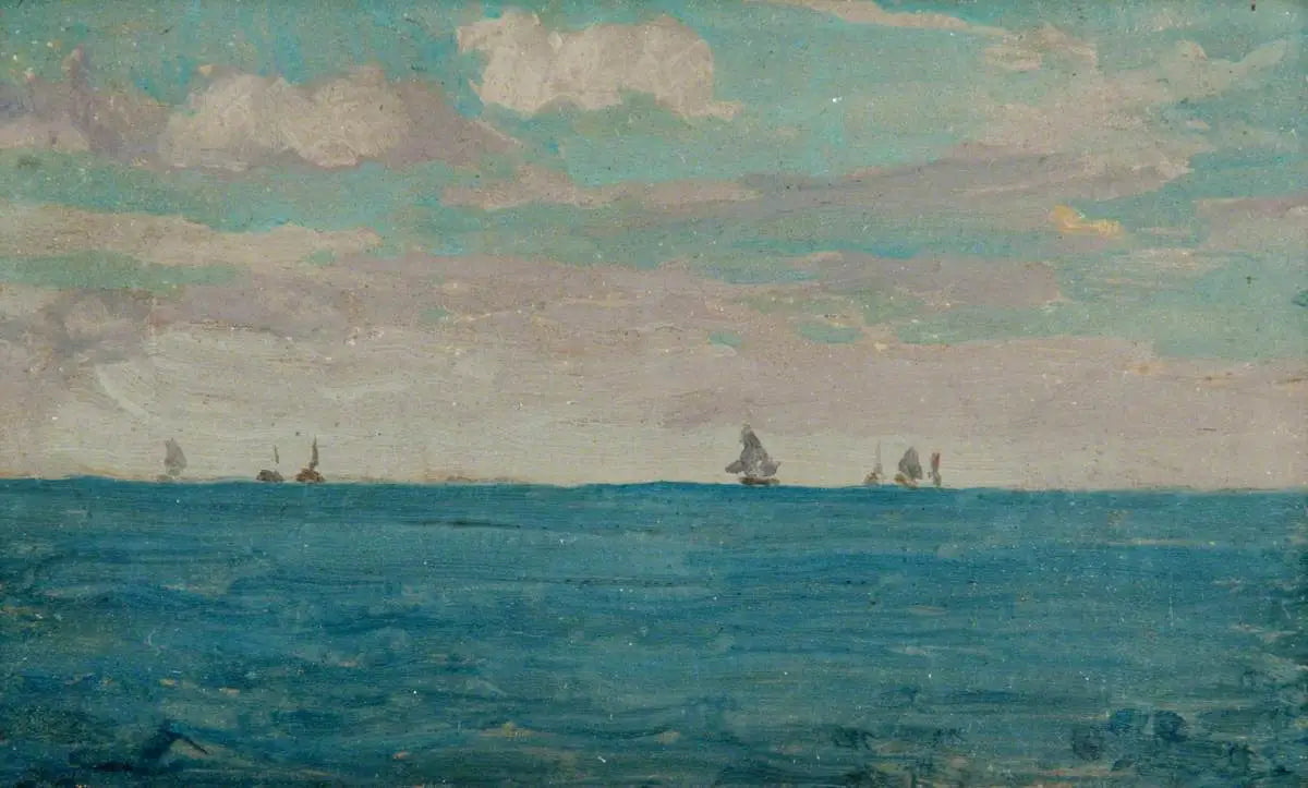 Reproduction du tableau « Le Bord de Mer, Dieppe - James Abbott McNeill Whistler » par Alpha Reproduction en peinture à l’huile