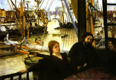 Reproduction du tableau « Wapping - James Abbott McNeill Whistler » par Alpha Reproduction en peinture à l’huile