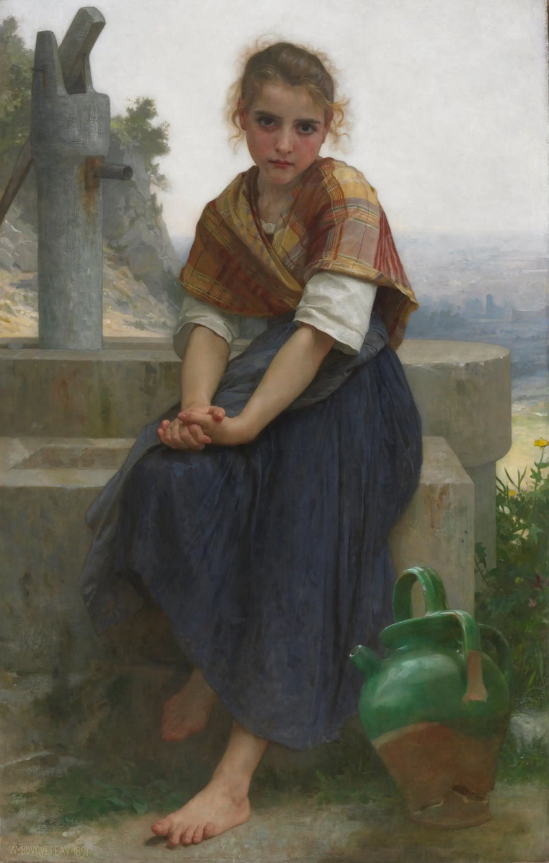 De gebroken kruik - Bouguereau