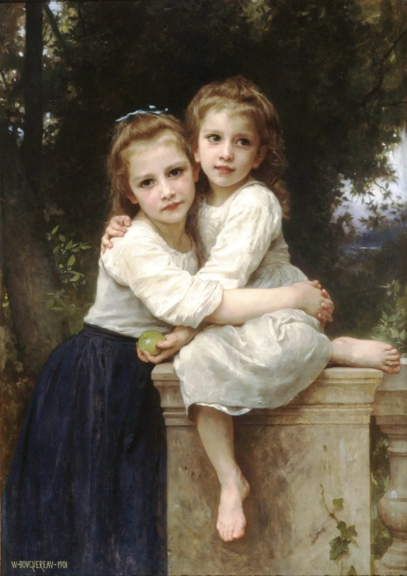 Twee zusters - Bouguereau