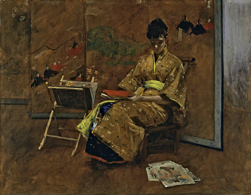Le Kimono - William Merritt Chase

Source:
Le Kimono - William Merritt Chase