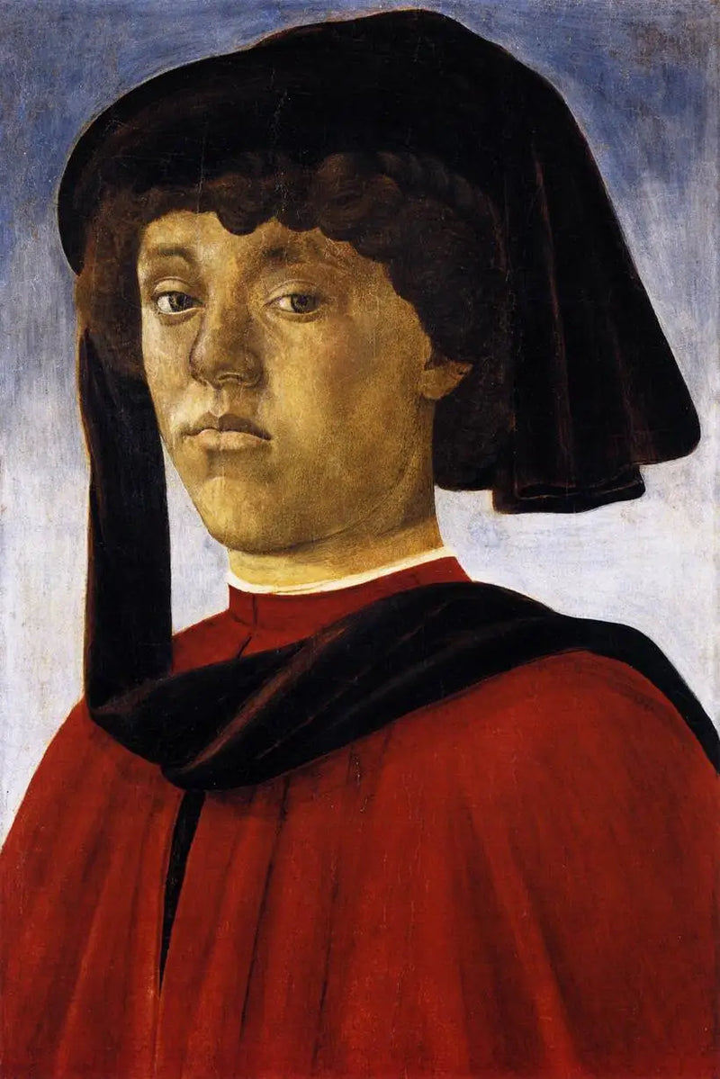 Portret van een jonge man - Sandro Botticelli