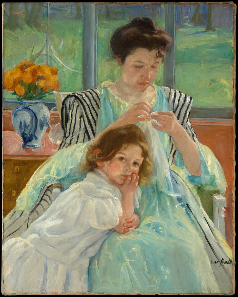 Jonge Moeder neef - Mary Cassatt