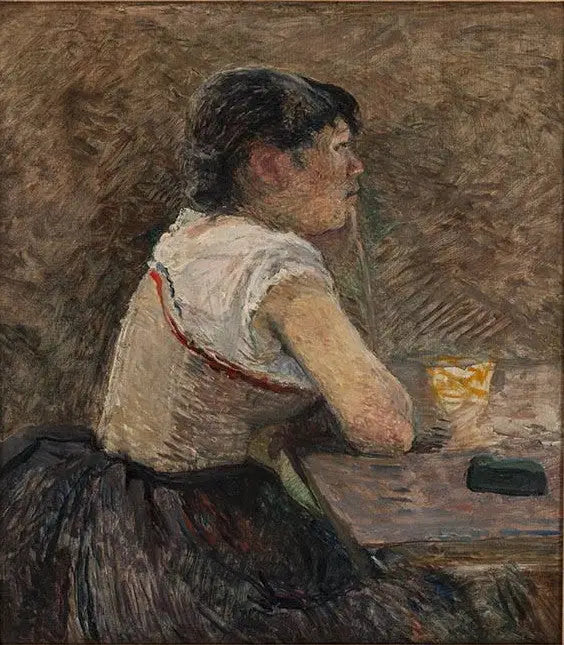 In Grenelle, absintdrinkster - Henri de Toulouse-Lautrec