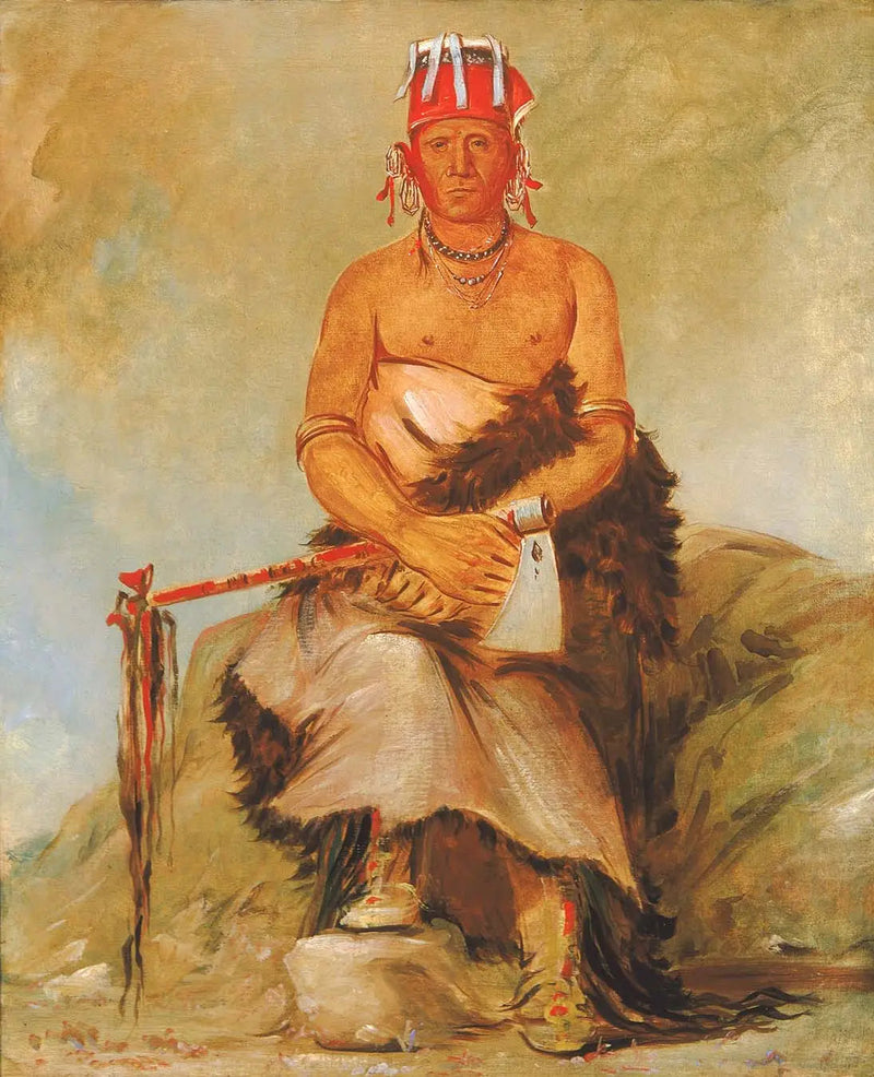 Reproductie van een klassieke olieverfschilderij - Schilderij van een historische scène - Kunst aan de muur - Alpha Reproductie

Source:
A'h-sha-la-cóots-ah, grain de beauté sur le front, chef des républicains Pawnee - George Catlin