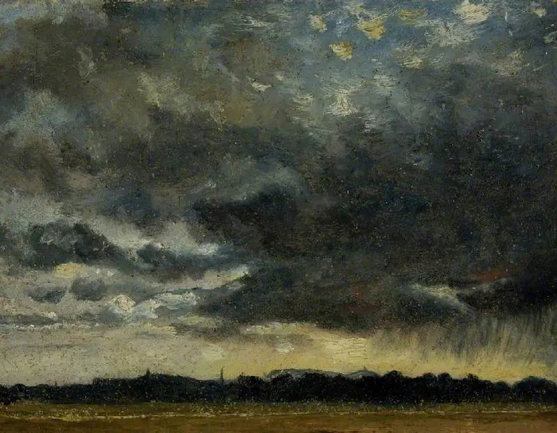 In Hampstead, kijkend naar Harrow - John Constable