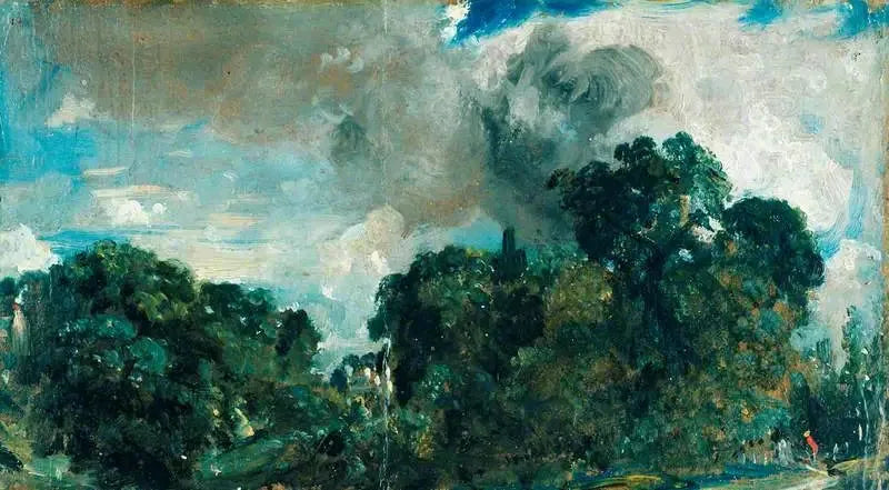 Aan de rand van een bos - John Constable