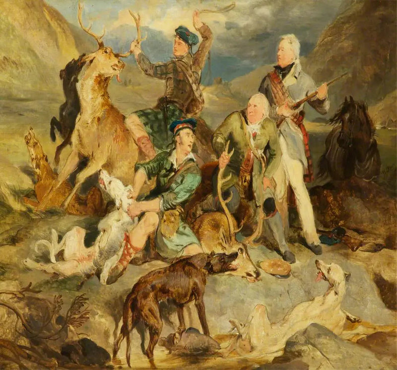 De verovering van het hert: De hertog van Atholl met de boswachters - Edwin Henry Landseer

Source:
À la conquête du cerf : Le duc d'Atholl avec les forestiers - Edwin Henry Landseer