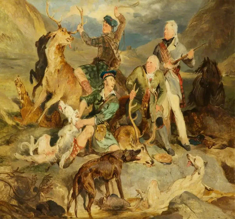De verovering van het hert: De hertog van Atholl met de boswachters - Edwin Henry Landseer

Source:
À la conquête du cerf : Le duc d'Atholl avec les forestiers - Edwin Henry Landseer